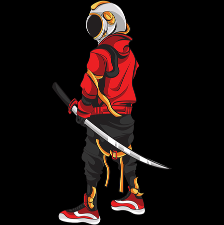 Koszulka Samuraj KOLOR KOSZULKI I FASON