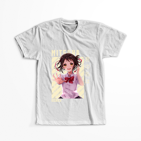 Koszulka Biała Kimi no na wa WYBIERZ KOLOR KOSZULKI I FASON