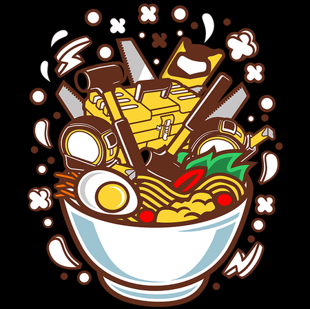 Torba z uszami z Ramen