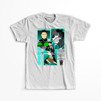 Koszulka Biała - Kaiju No.8 - WYBIERZ KOLOR KOSZULKI I FASON