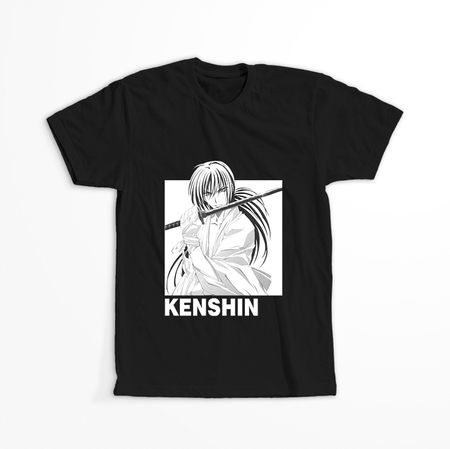 Koszulka Czarna Rurouni Kenshin WYBIERZ KOLOR KOSZULKI I FASON