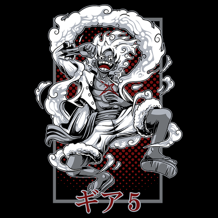 Koszulka Czarna One Piece - WYBIERZ KOLOR KOSZULKI I FASON