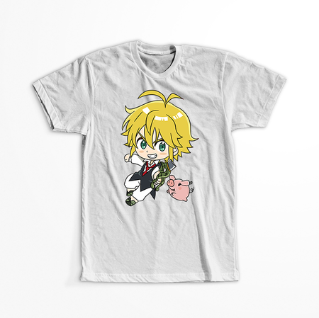 Koszulka Biała Seven Deadly Sins - WYBIERZ KOLOR KOSZULKI I FASON