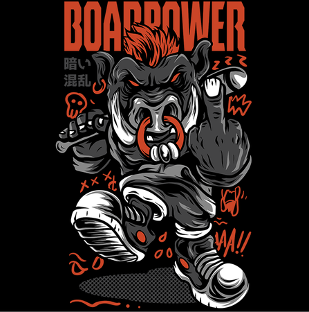 Torba z uszami z Boar power