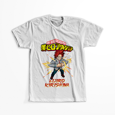 Koszulka Biała My Hero Academia / Akademia bohaterów - WYBIERZ KOLOR KOSZULKI I FASON