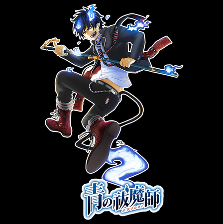 Koszulka Biała Ao No Exorcist / Blue Exorcist - WYBIERZ KOLOR KOSZULKI I FASON