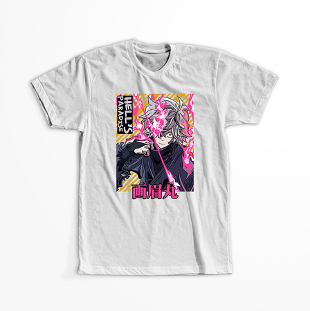 Koszulka Biała - Hell's Paradise - WYBIERZ KOLOR KOSZULKI I FASON