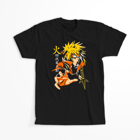 Koszulka Czarna Naruto / Boruto - WYBIERZ KOLOR KOSZULKI I FASON