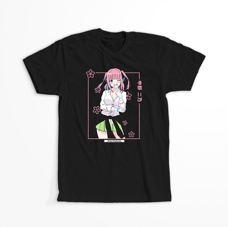 Koszulka Czarna - The Quintessential Quintuplet  - WYBIERZ KOLOR KOSZULKI I FASON