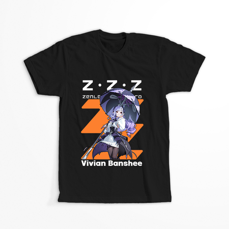 Koszulka Czarna - Zenless Zone Zero - WYBIERZ KOLOR KOSZULKI I FASON