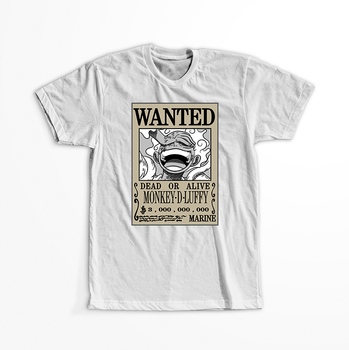 Koszulka Biała One Piece - WYBIERZ KOLOR KOSZULKI I FASON