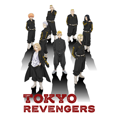 Koszulka Biała Tokyo Revengers WYBIERZ KOLOR KOSZULKI I FASON