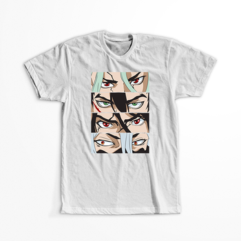 Koszulka Biała Dr. Stone - WYBIERZ KOLOR KOSZULKI I FASON