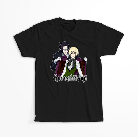 Koszulka Czarna Kuroshitsuji - WYBIERZ KOLOR KOSZULKI I FASON