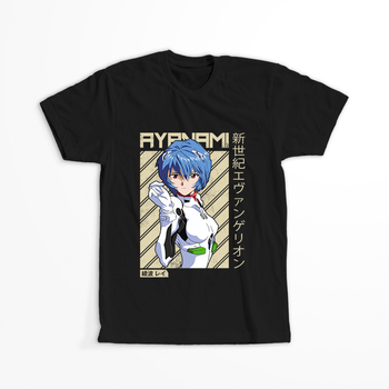 Koszulka Czarna Neon Genesis Evangelion - WYBIERZ KOLOR KOSZULKI I FASON