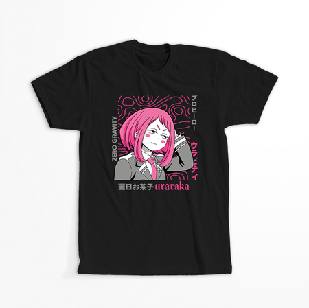 Koszulka Czarna My Hero Academia / Akademia bohaterów - WYBIERZ KOLOR KOSZULKI I FASON