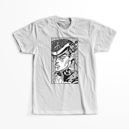 Koszulka Biała JOJO's Bizarre Adventure - WYBIERZ KOLOR KOSZULKI I FASON