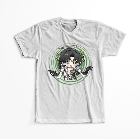 Koszulka Biała Wuthering Waves - WYBIERZ FASON I KOLOR KOSZULKI 