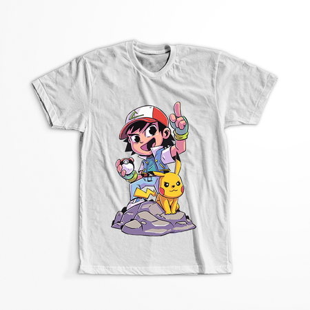 Koszulka Biała - Pokemon - WYBIERZ KOLOR KOSZULKI I FASON