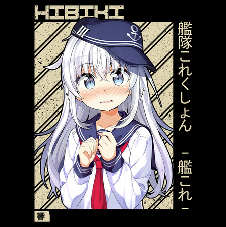 Koszulka Czarna Kantai Collection - WYBIERZ KOLOR KOSZULKI I FASON