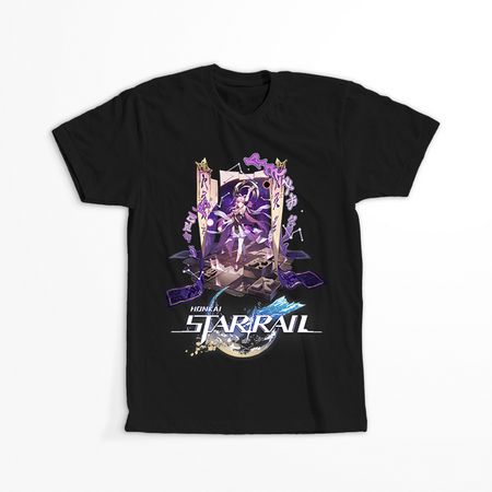 Koszulka Czarna - Honkai Star Rail  - Fu Xuan WYBIERZ KOLOR KOSZULKI I FASON