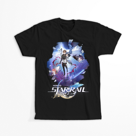 Koszulka Czarna - Honkai Star Rail  - Welt WYBIERZ KOLOR KOSZULKI I FASON