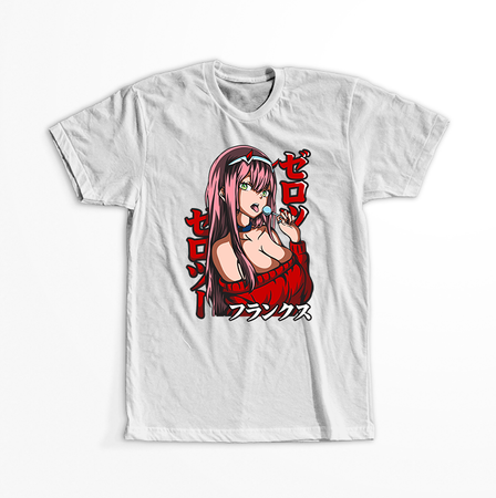 Koszulka Biała Darling in the franxx - WYBIERZ KOLOR KOSZULKI I FASON