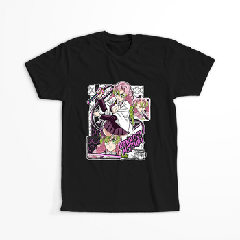 Koszulka Czarna Demon Slayer / Kimetsu no Yaiba / Miecz zabójcy demonów - WYBIERZ KOLOR KOSZULKI I FASON