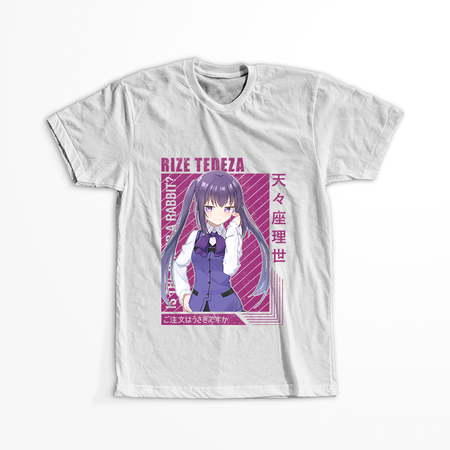 Koszulka Biała - Is the Order a Rabbit? - WYBIERZ KOLOR KOSZULKI I FASON