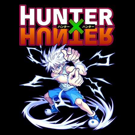 Koszulka Czarna Hunter x Hunter WYBIERZ KOLOR KOSZULKI I FASON