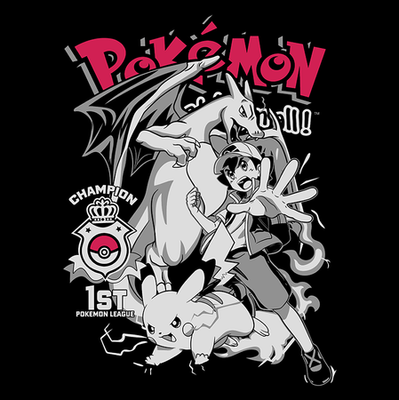 Koszulka Biała - Pokemon - WYBIERZ KOLOR KOSZULKI I FASON