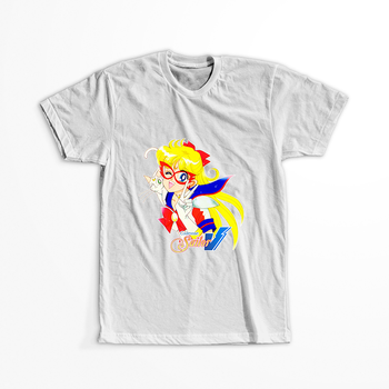 Koszulka Biała Sailor Moon WYBIERZ KOLOR KOSZULKI I FASON