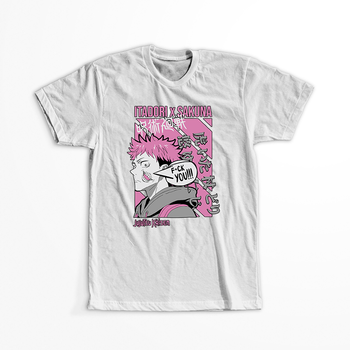 Koszulka Biała Jujutsu Kaisen - WYBIERZ KOLOR KOSZULKI I FASON