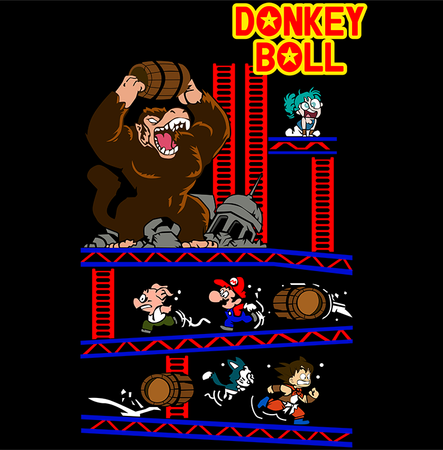 Koszulka Donkey Kong WYBIERZ KOLOR KOSZULKI I FASON