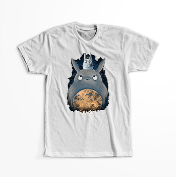 Koszulka Biała My Neighbor Totoro / Mój sąsiad Totoro - WYBIERZ KOLOR KOSZULKI I FASON