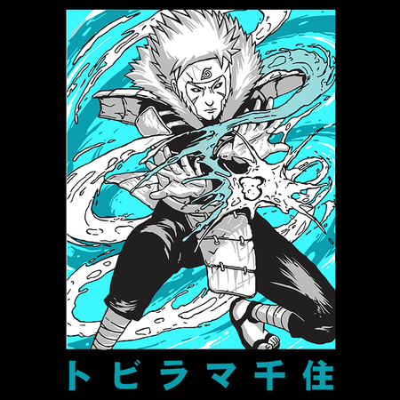 Koszulka Czarna Naruto / Boruto - WYBIERZ KOLOR KOSZULKI I FASON