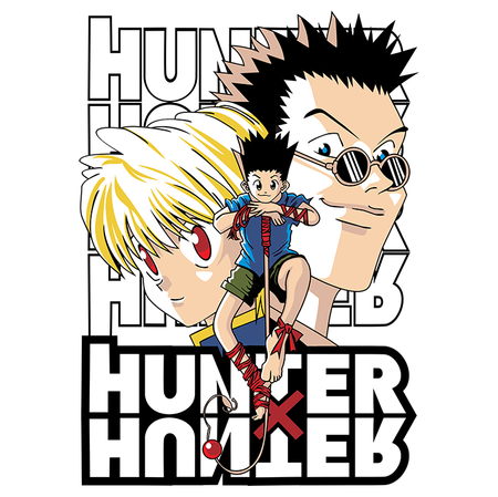 Koszulka Biała Hunter x Hunter WYBIERZ KOLOR KOSZULKI I FASON
