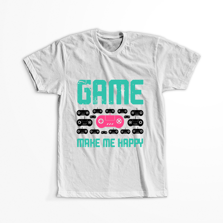 Koszulka Game make me happy WYBIERZ KOLOR KOSZULKI I FASON