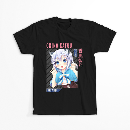 Koszulka Czarna - Is the Order a Rabbit?  - WYBIERZ KOLOR KOSZULKI I FASON