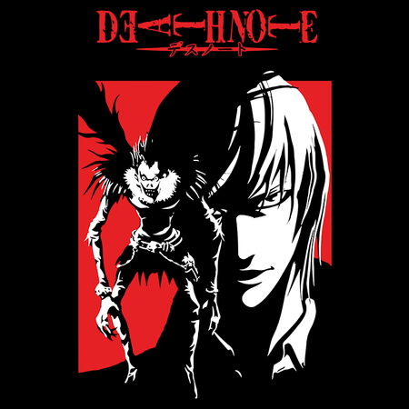 Koszulka Czarna Death Note - WYBIERZ KOLOR KOSZULKI I FASON