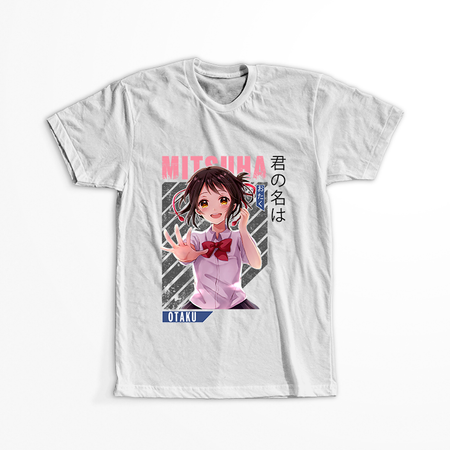 Koszulka Biała Kimi no na wa WYBIERZ KOLOR KOSZULKI I FASON