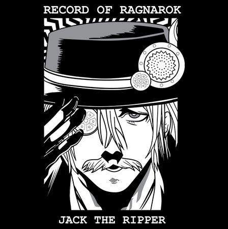 Koszulka Czarna Record Of Ragnarok WYBIERZ KOLOR KOSZULKI I FASON