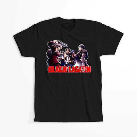 Koszulka Czarna - Black Lagoon - WYBIERZ KOLOR KOSZULKI I FASON