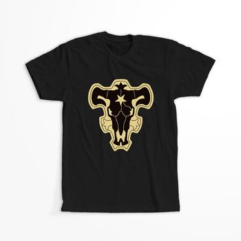 Koszulka Czarna -  Black Clover - WYBIERZ KOLOR KOSZULKI I FASON