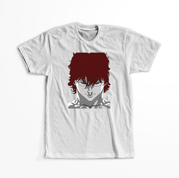 Koszulka Biała Baki the Grappler - WYBIERZ KOLOR KOSZULKI I FASON