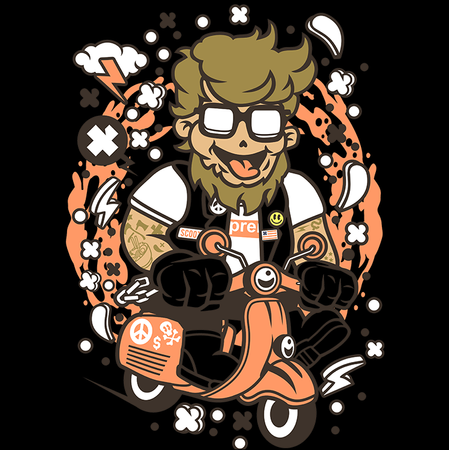 Koszulka Skuter KOLOR KOSZULKI I FASON