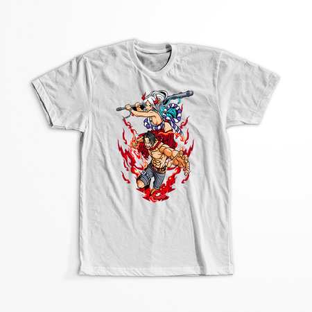 Koszulka Biała One Piece - WYBIERZ KOLOR KOSZULKI I FASON