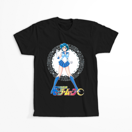 Koszulka Czarna Sailor Moon WYBIERZ KOLOR KOSZULKI I FASON