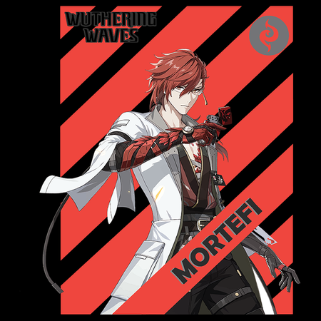 Koszulka Biała Wuthering Waves - WYBIERZ FASON I KOLOR KOSZULKI 