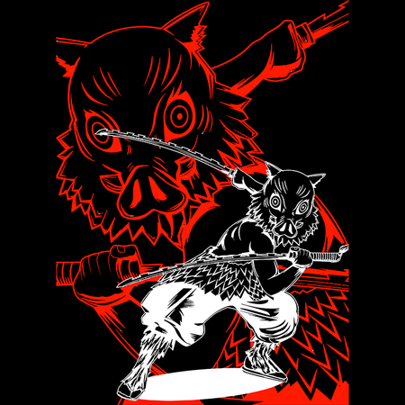 Torba z uszami z Demon Slayer / Kimetsu no Yaiba / Miecz zabójcy demonów